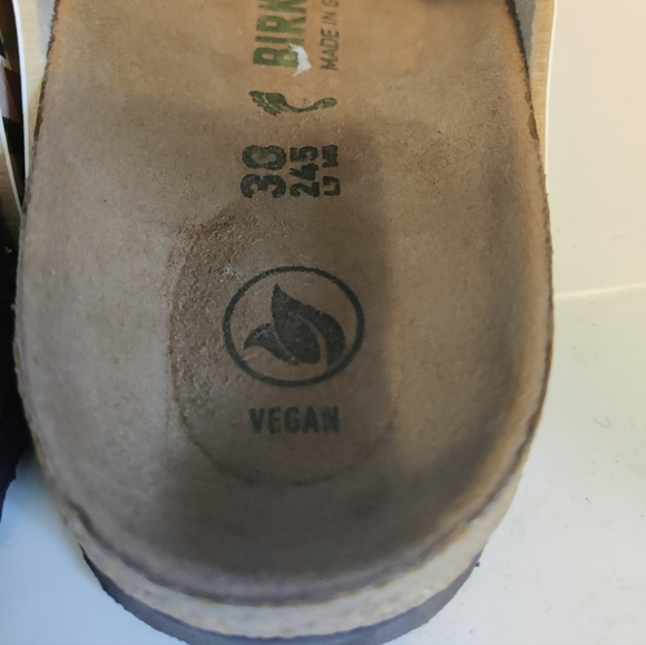 NWOT Vegan Birkenstock Florida Aztec print. Sz 38 N - Picture 4 of 7